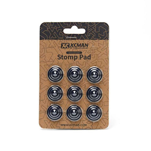 XCMAN 4 Layer-Cone Studs Dia 7.87 Inch Aluminum Snowboard Stomp Pad - 9pcs