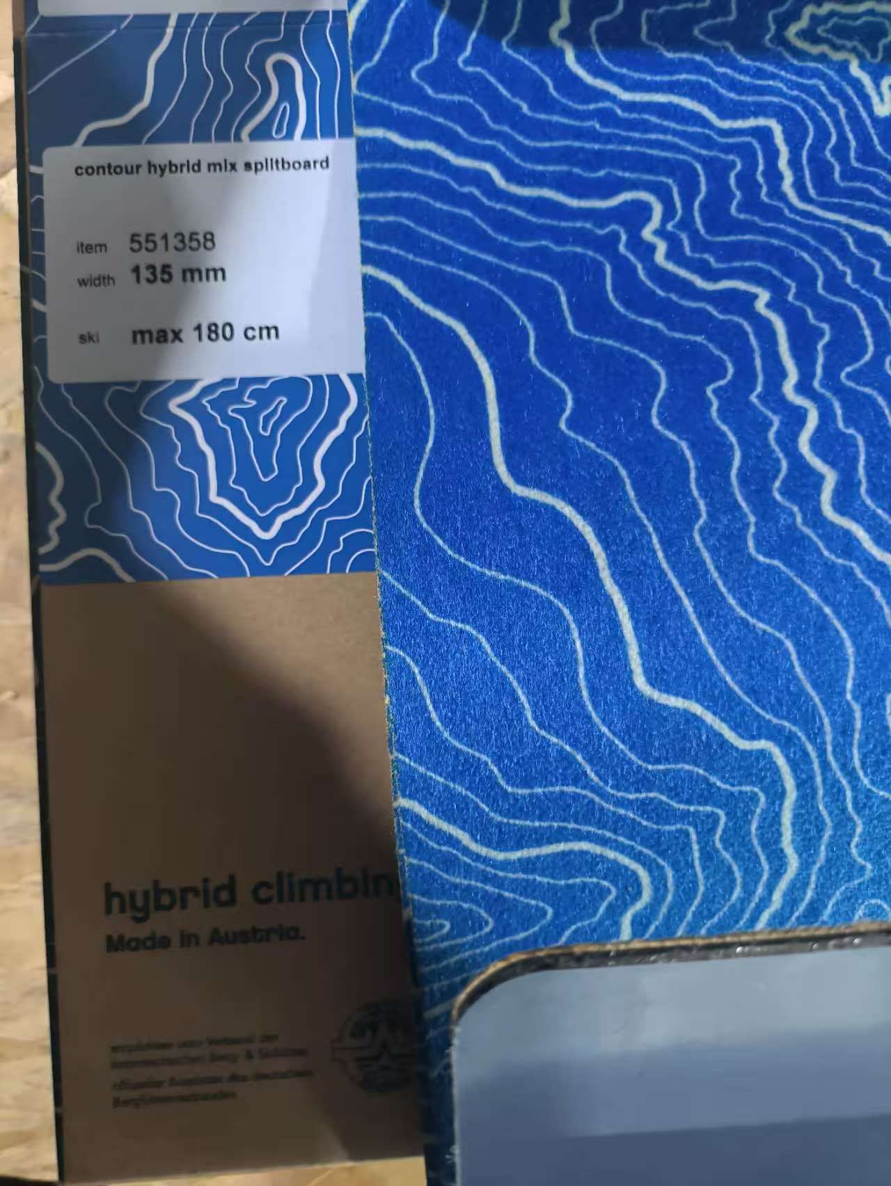 CONTOUR climbing skins hybrid MIX splitboard - 65% Mohair / 35% Synthetic