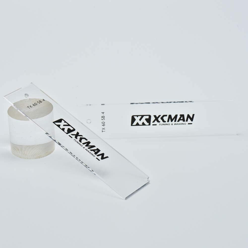 XCMAN Alpine Ski Freeride & Snowboard Base Wax Plastic Scraper 2pcs