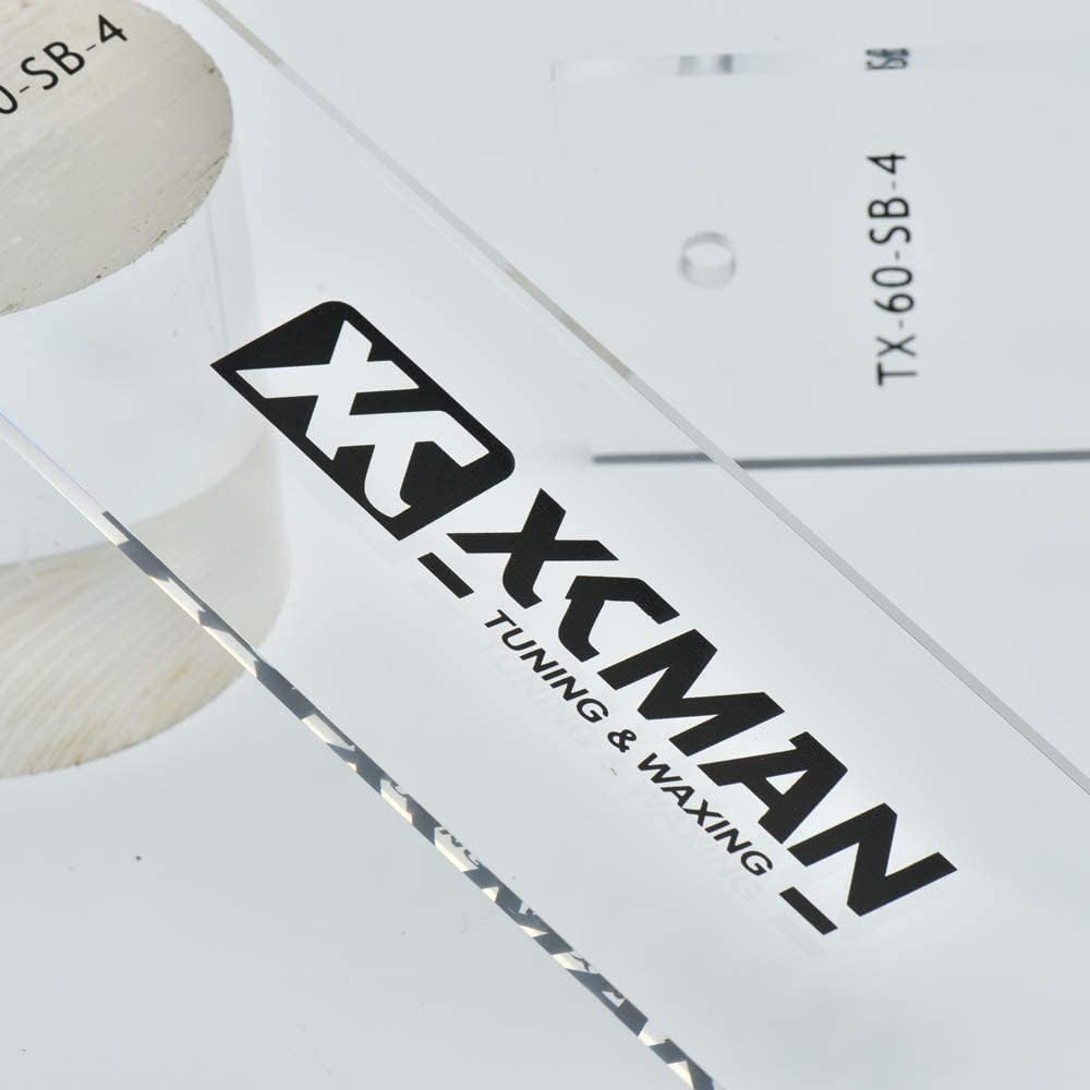 XCMAN Alpine Ski Freeride & Snowboard Base Wax Plastic Scraper 2pcs