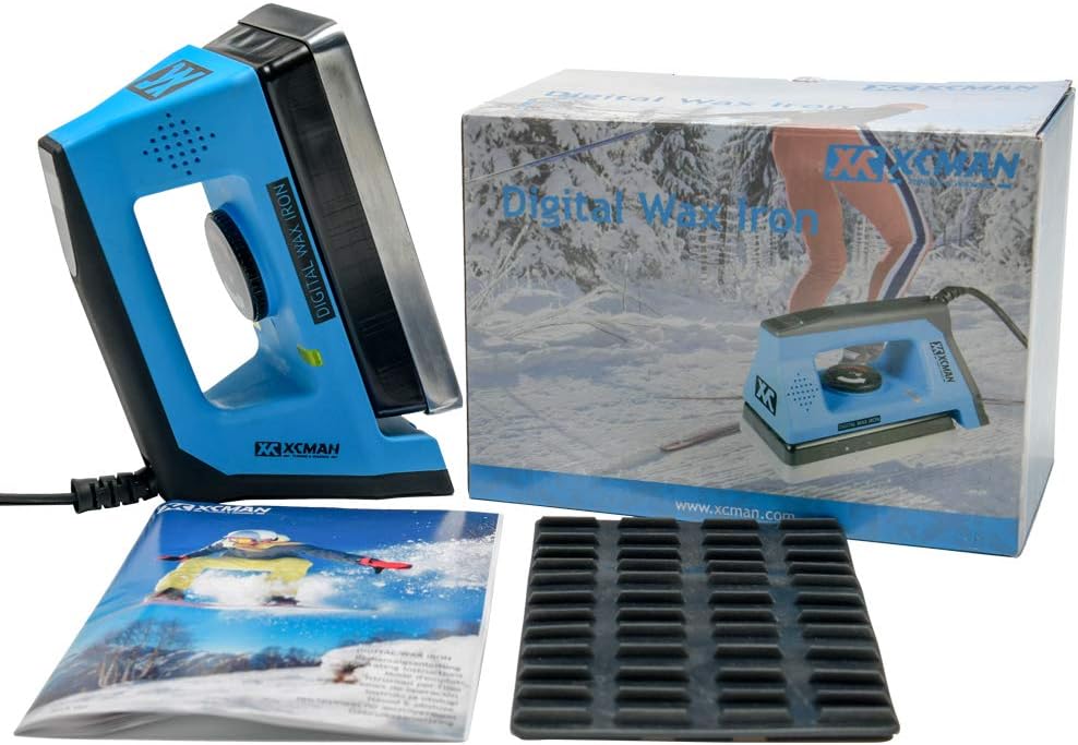 XCMAN Ski Snowboard Digital Waxing Iron 110V 800W Precise Controlling Temperature