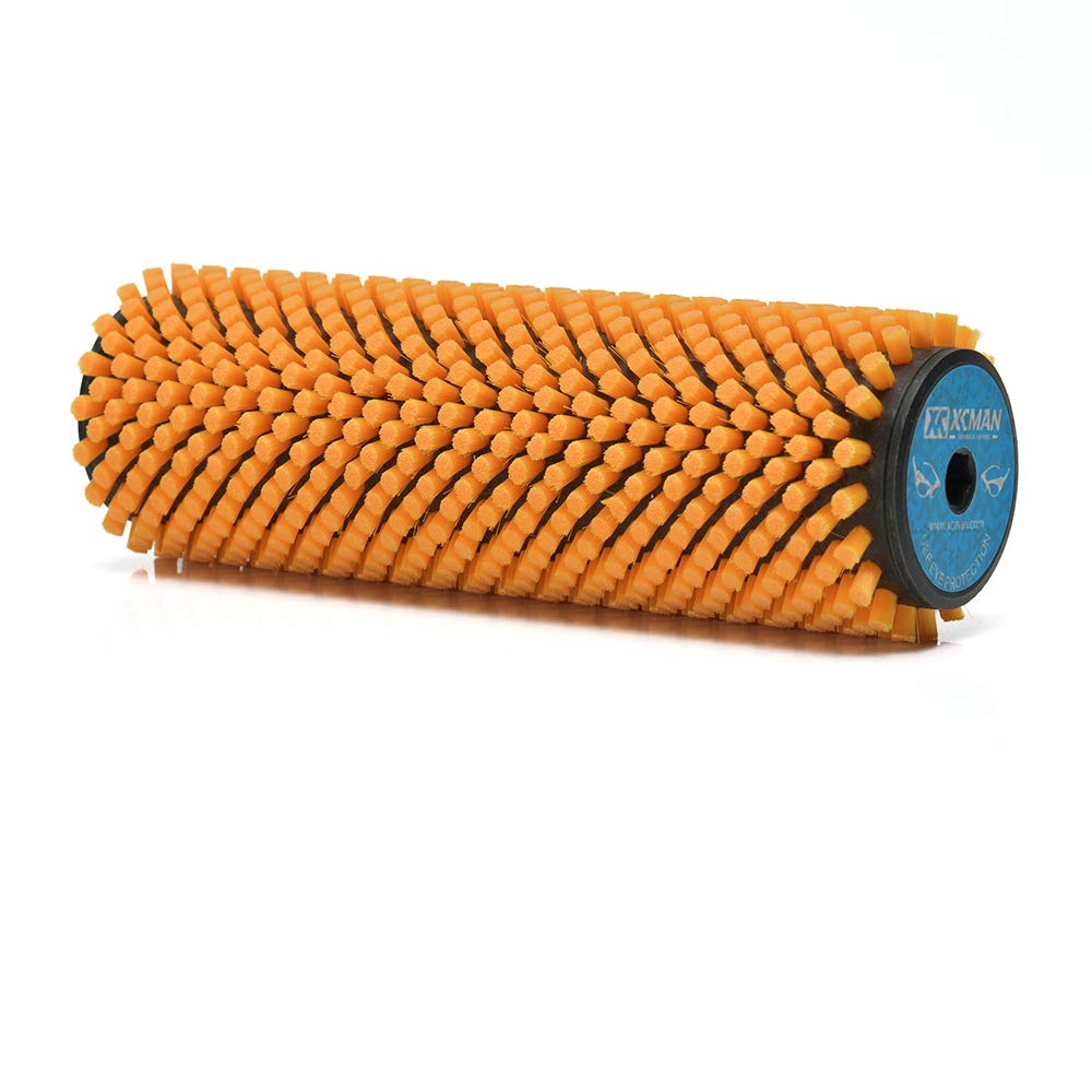 XCMAN Ski Snowboard Roto Brush 200mm Length-Horsehair,Nylon,Axle with Safety Shield/Hood - Sold Separately.