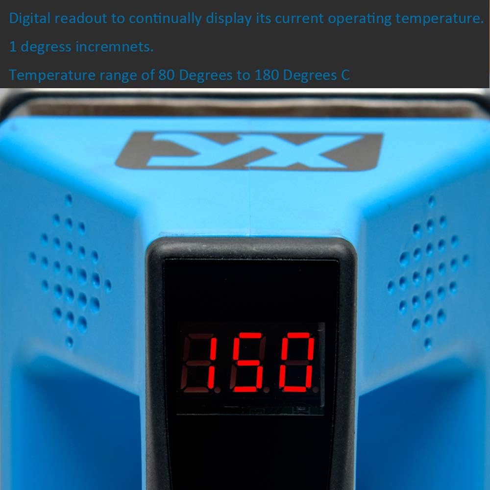 XCMAN Ski Snowboard Digital Waxing Iron 110V 800W Precise Controlling Temperature