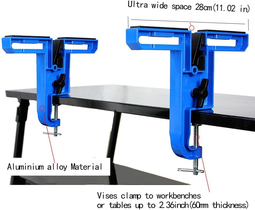 XCMAN Ski Snowboard Vise for Tuning and Waxing Durable and Stable - Aluminium Material