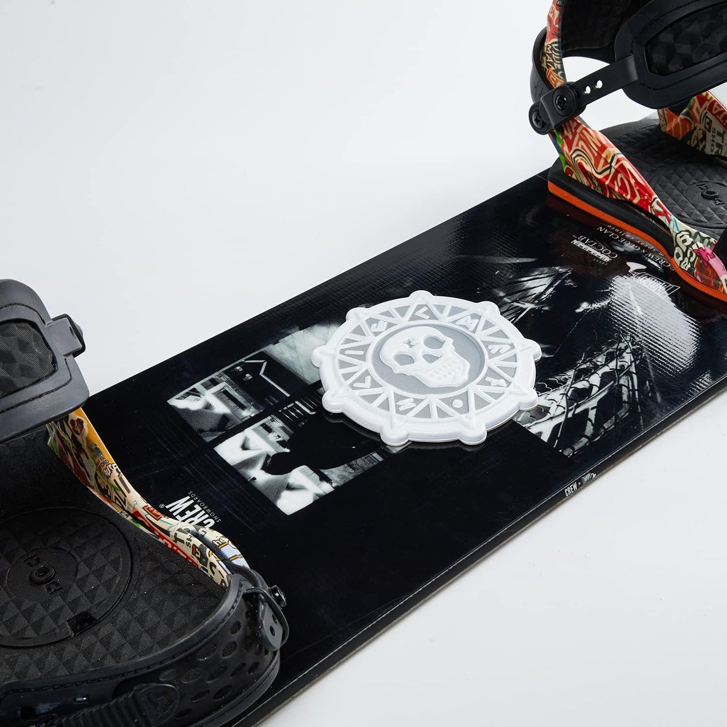 XCMAN Snowboard Stomp Pad,Big Size EVA Stomp Pad Provides Extra Grip to Enhance Your Snowboarding Experience, EVA Material 5.9" x 5.9", Grey