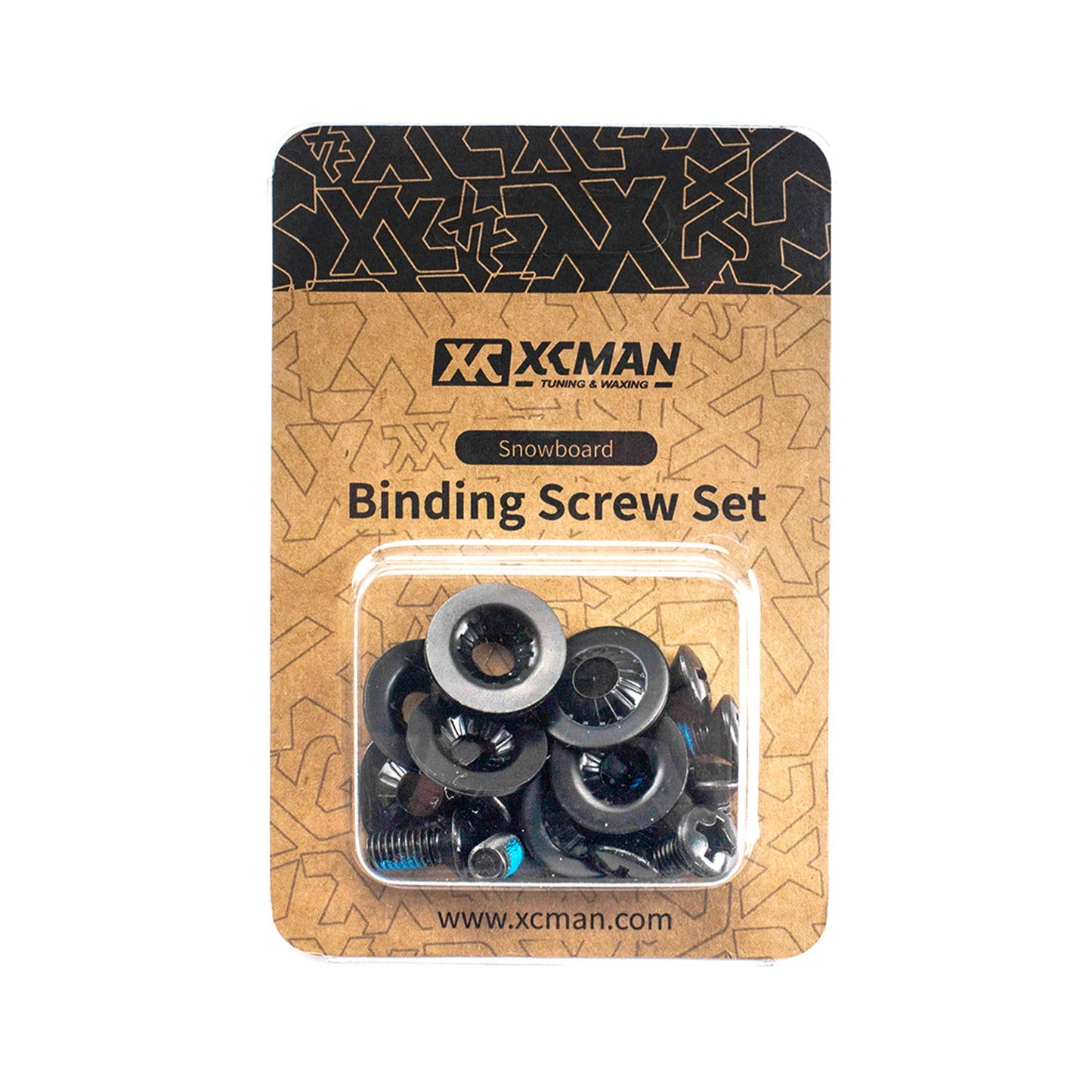 XCMAN Snowboard Binding Screw Set M6x16mm - 8pcs