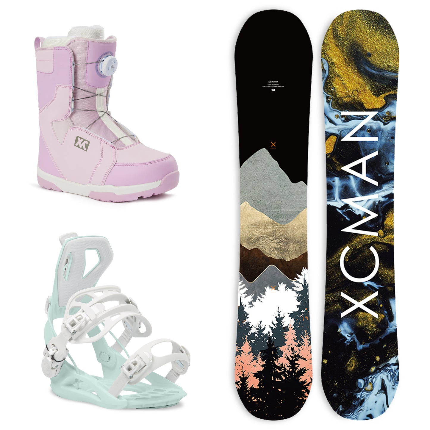 XCMAN Snowboard Packages Ink Cosmos-360 seco 2025