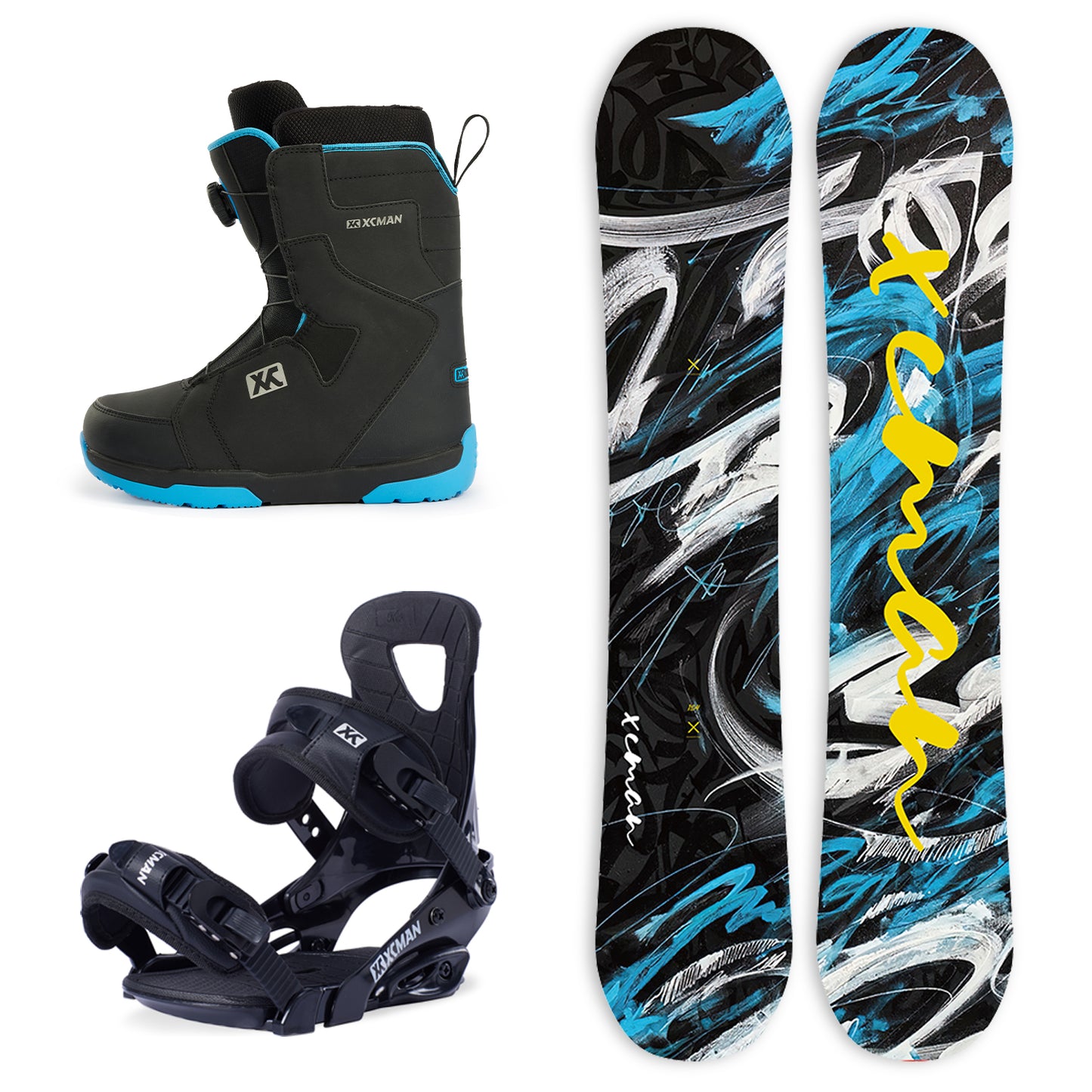 XCMAN Snowboard Packages Snowstorm Night-M2 2025