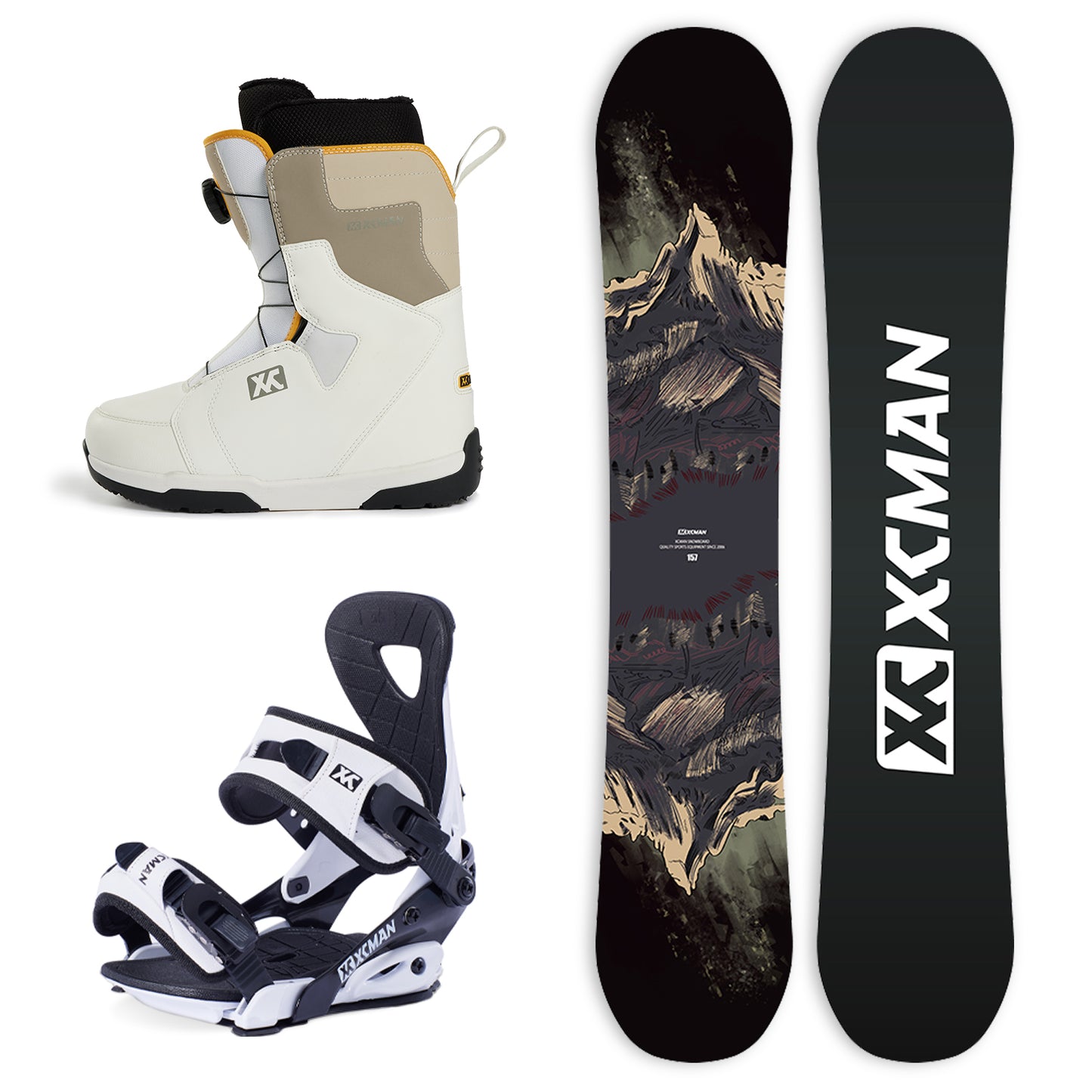 XCMAN Snowboard Packages Chthonic Mirage-M2 2025