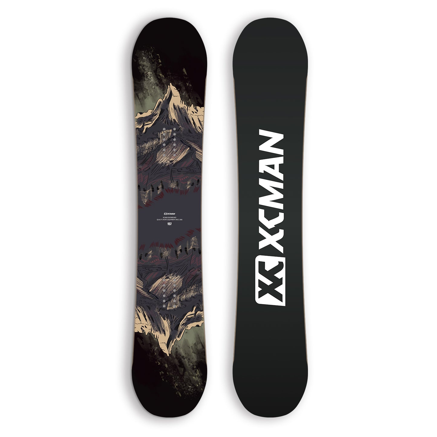 XCMAN All Mountain Snowboard Chthonic Mirage