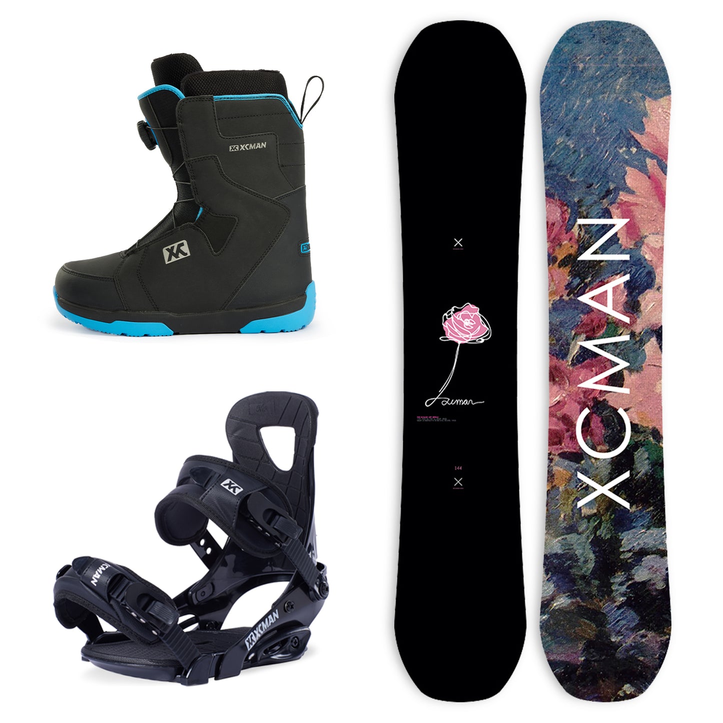 XCMAN Snowboard Packages Thorns Stigmata-M2 2025