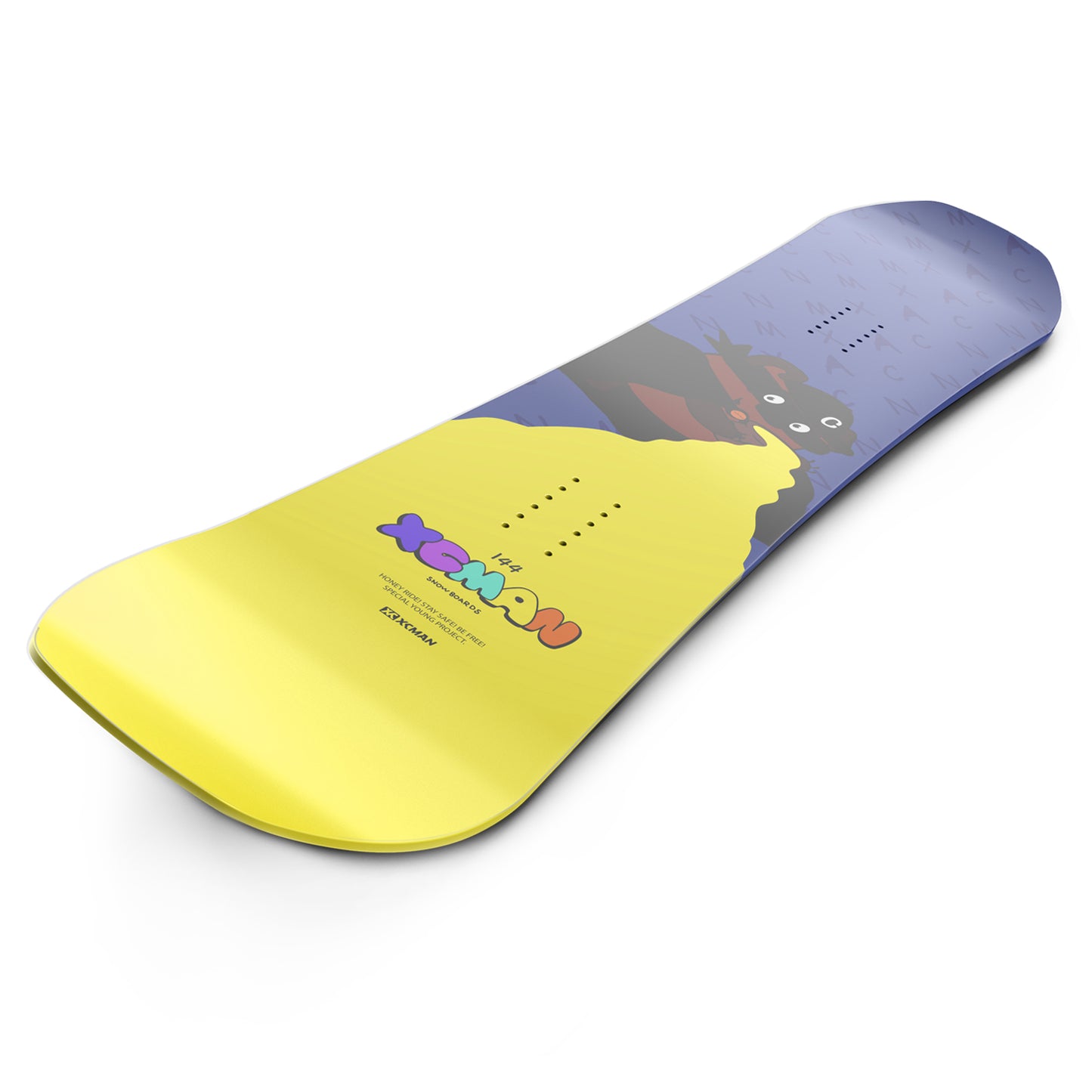 XCMAN All Mountain Snowboard Rainbow Cheese Chase