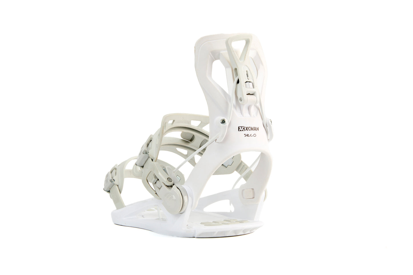 Xcman Snowboard Bindings-360 seco-White