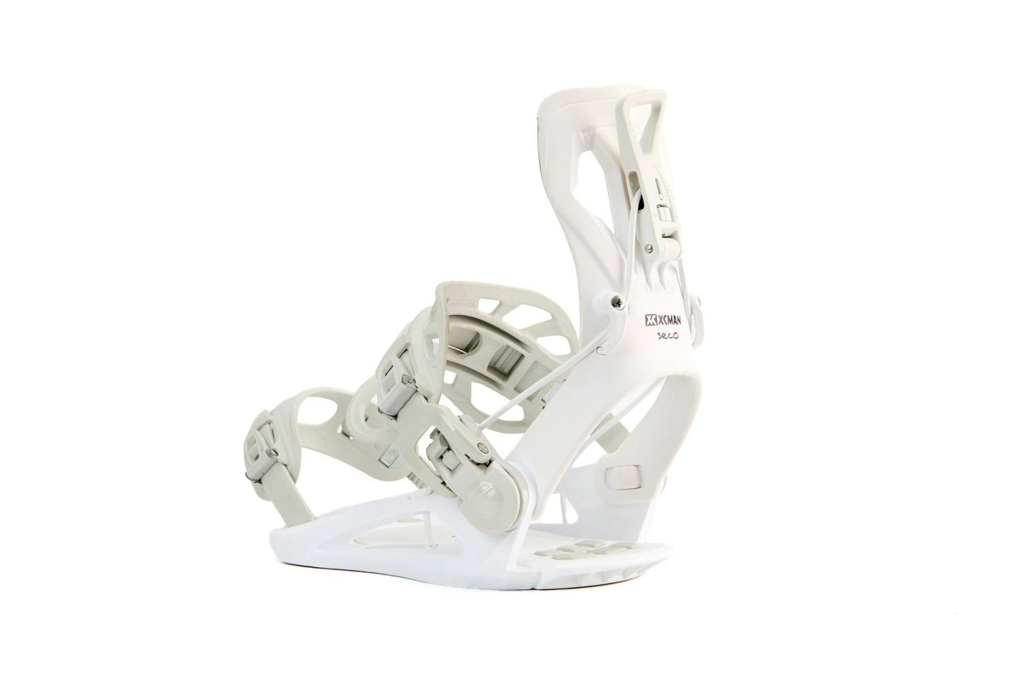 Xcman Snowboard Bindings-360 seco-White