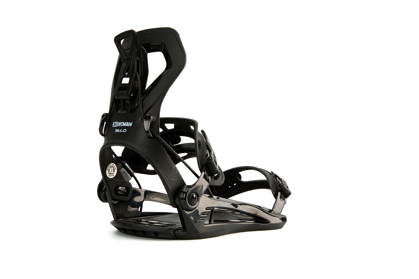 Xcman Snowboard Bindings-360 seco-Black