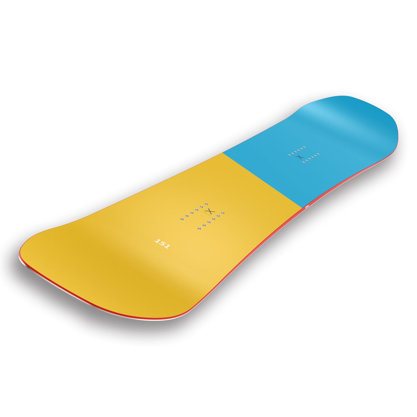 XCMAN All Mountain Snowboard Citrus Horizon