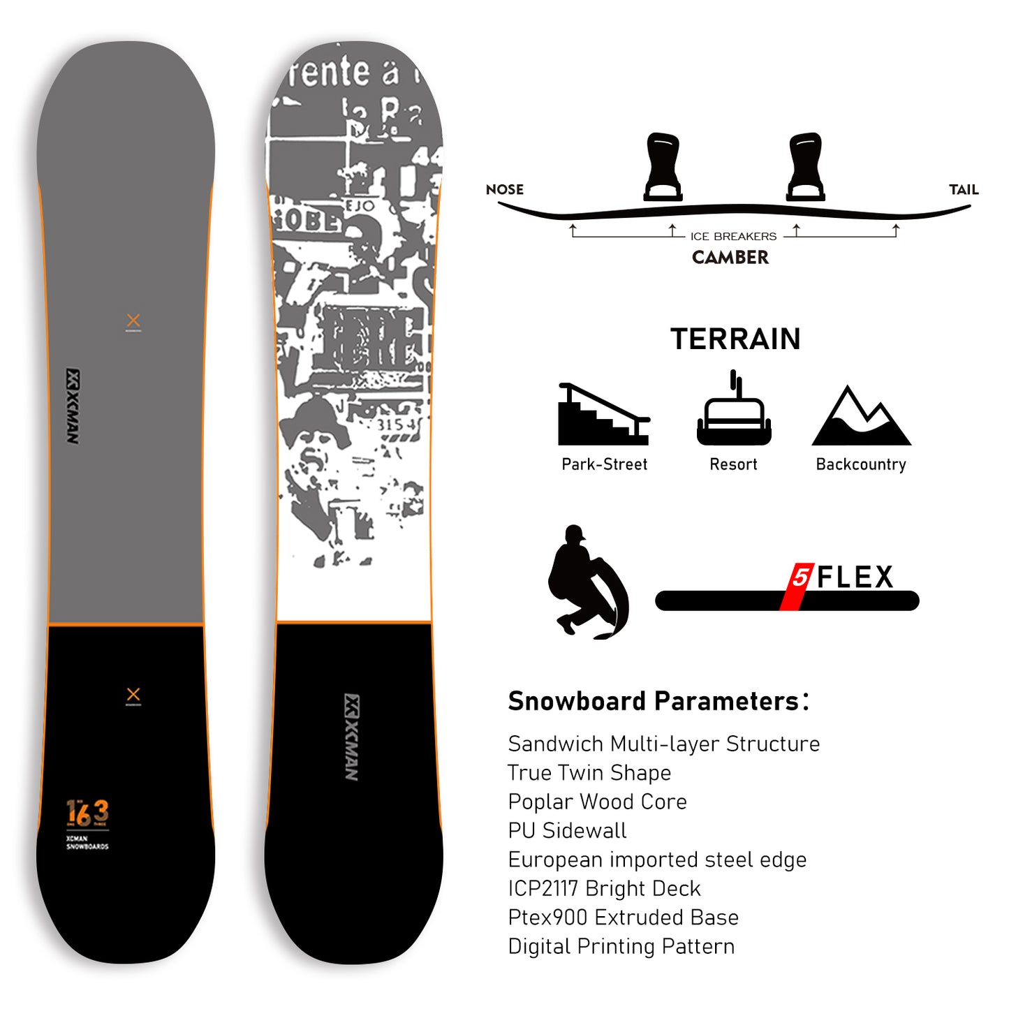 XCMAN Snowboard Packages The Lost Era-M2 2025