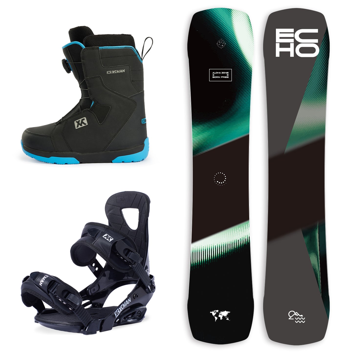 XCMAN Snowboard Packages ECHO-M2 2025