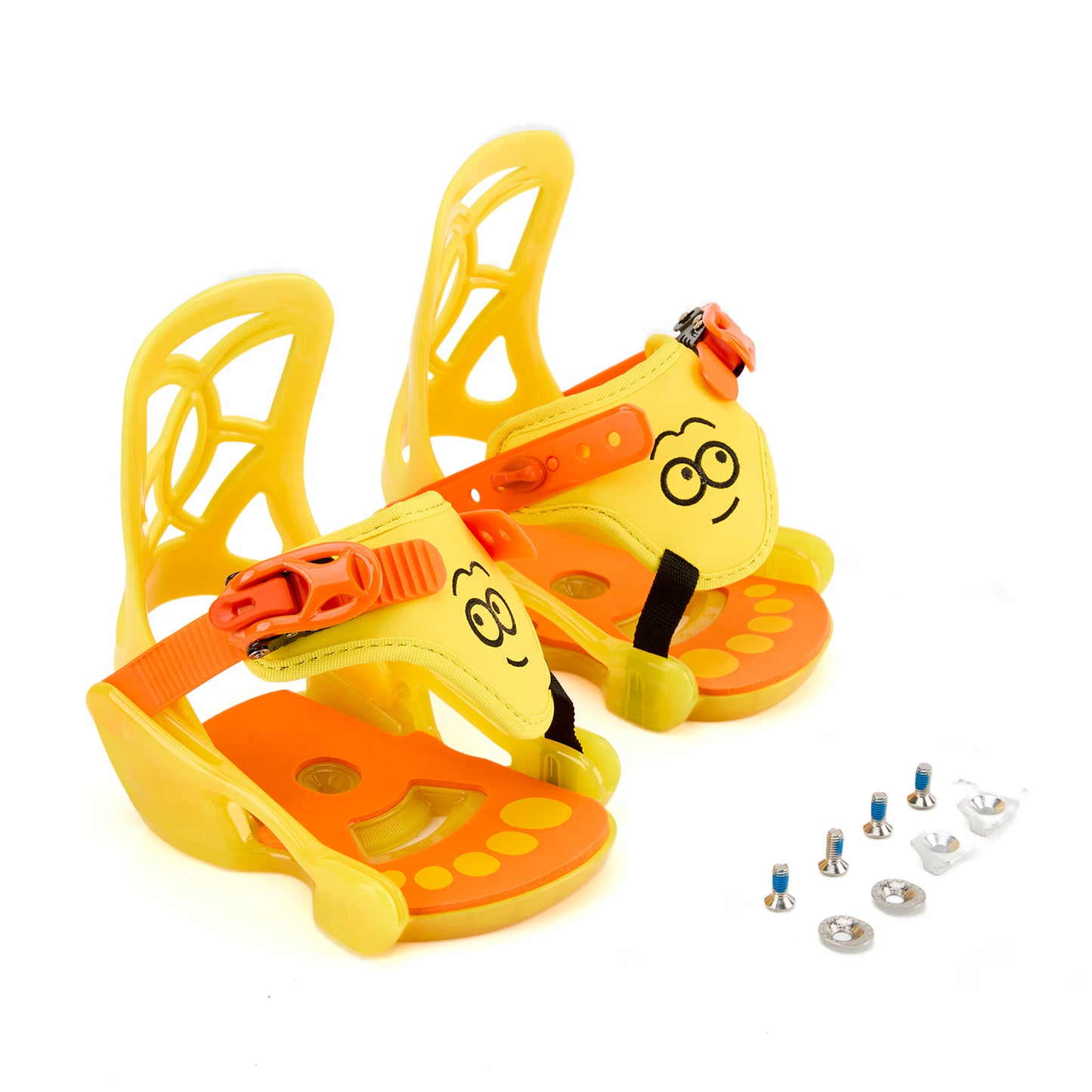 TERROR Kid's Snowboard Bindings-Prime F1-Yellow