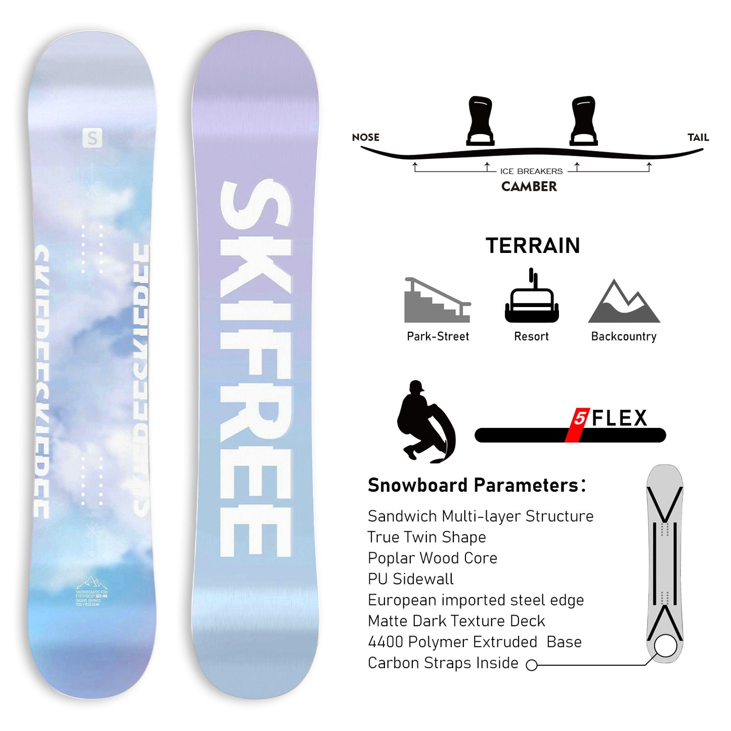 TERROR All Mountain Snowboard DREAM