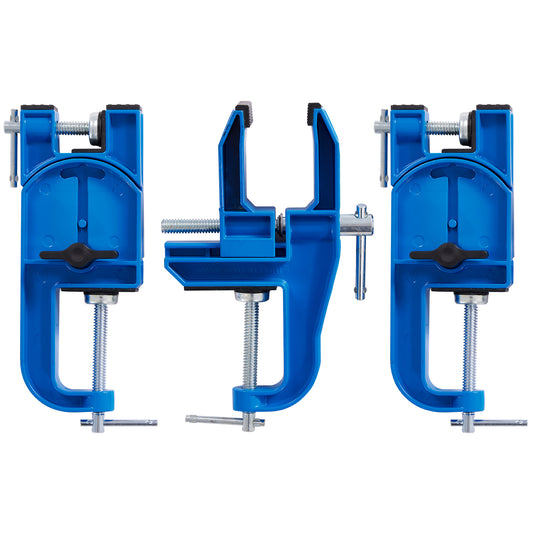 XCMAN All Metal Alpine Ski Vise For Ski Tuning and Waxing Adjustable Angle and Height Durable and Stable - Jaw opens up to 100mm