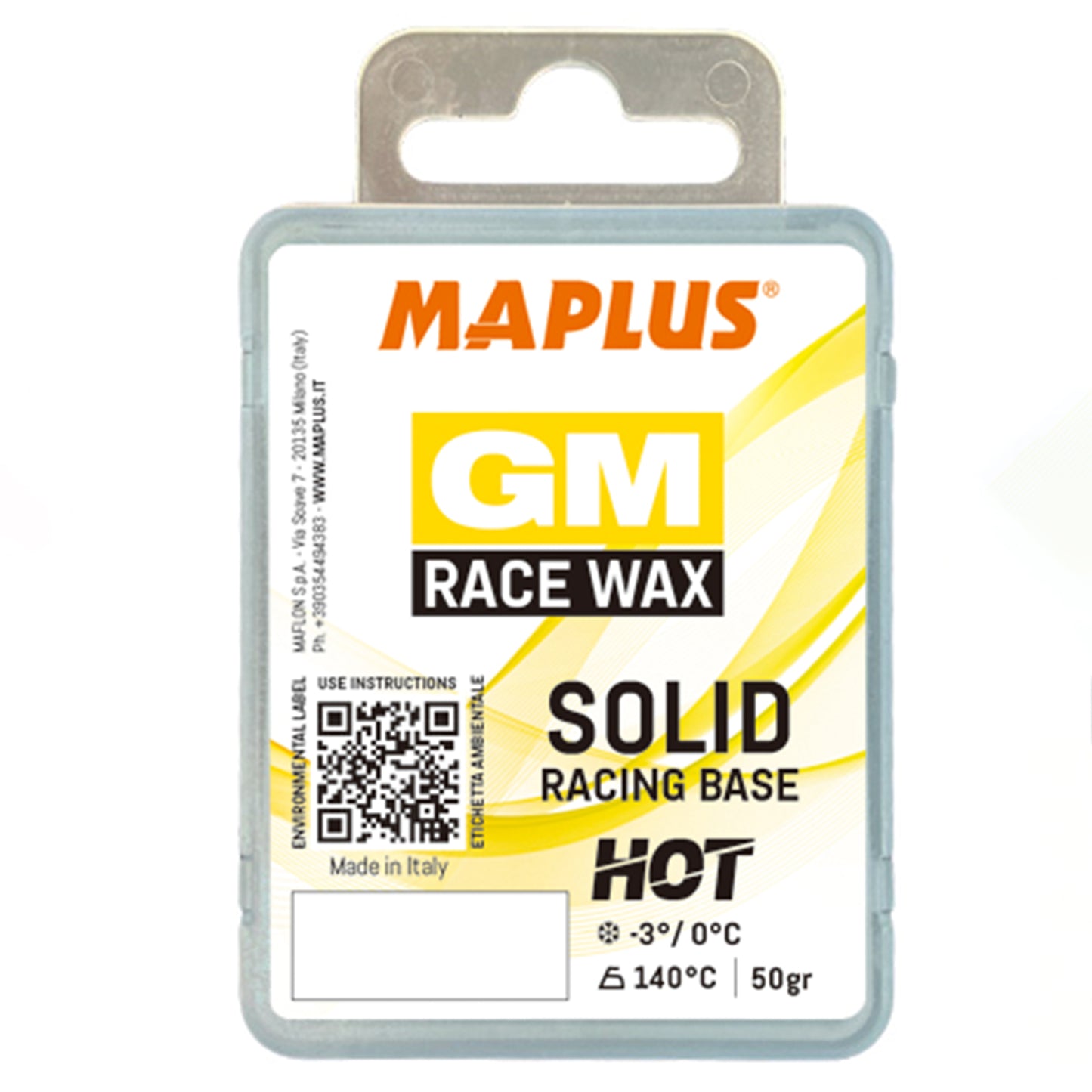 MAPLUS GM Race Wachs Solid Heiß 250g MFF0172