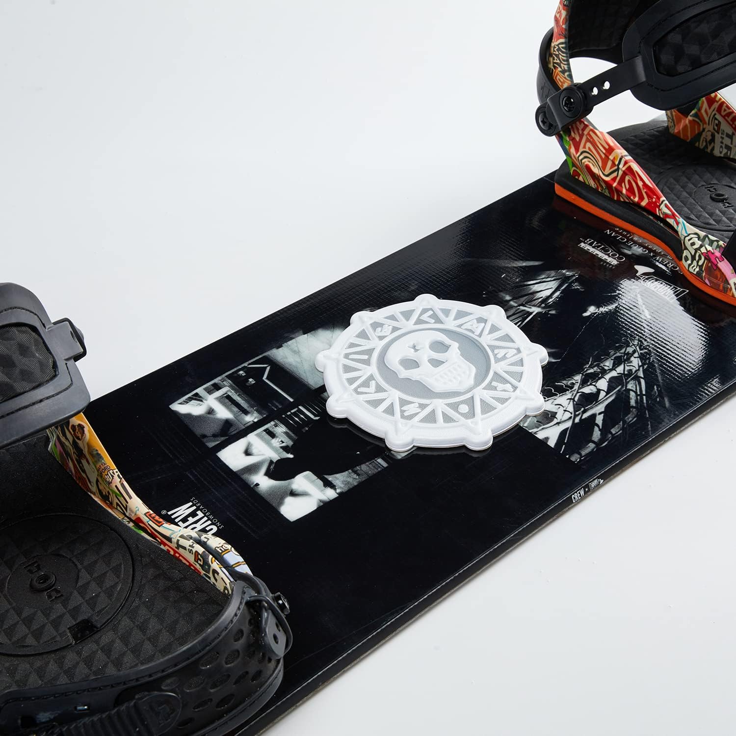 XCMAN Snowboard Stomp Pad,Big Size EVA Stomp Pad Provides Extra Grip to Enhance Your Snowboarding Experience, EVA Material 5.9" x 5.9", Grey