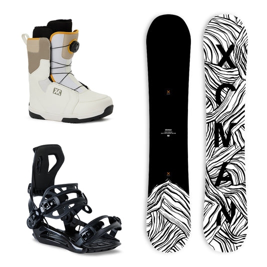 XCMAN Snowboard Packages Monsoon Inkblot-360 seco 2025