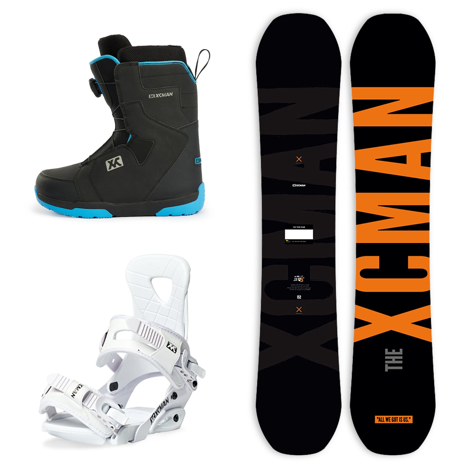 XCMAN Snowboard Packages Ember Nocturne-M2 2025 xcmansport