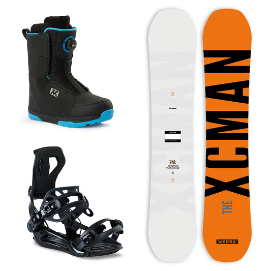 XCMAN Snowboard Packages Concrete Haze-360 seco 2025