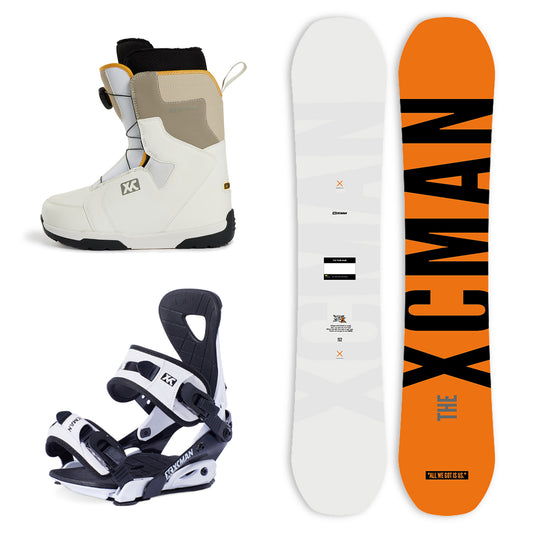 XCMAN Snowboard Packages Concrete Haze-M2 2025