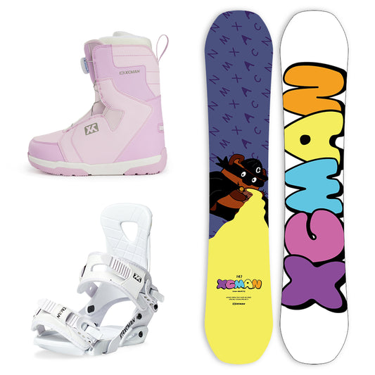 XCMAN Snowboard Packages Rainbow Cheese Chase-M2 2025