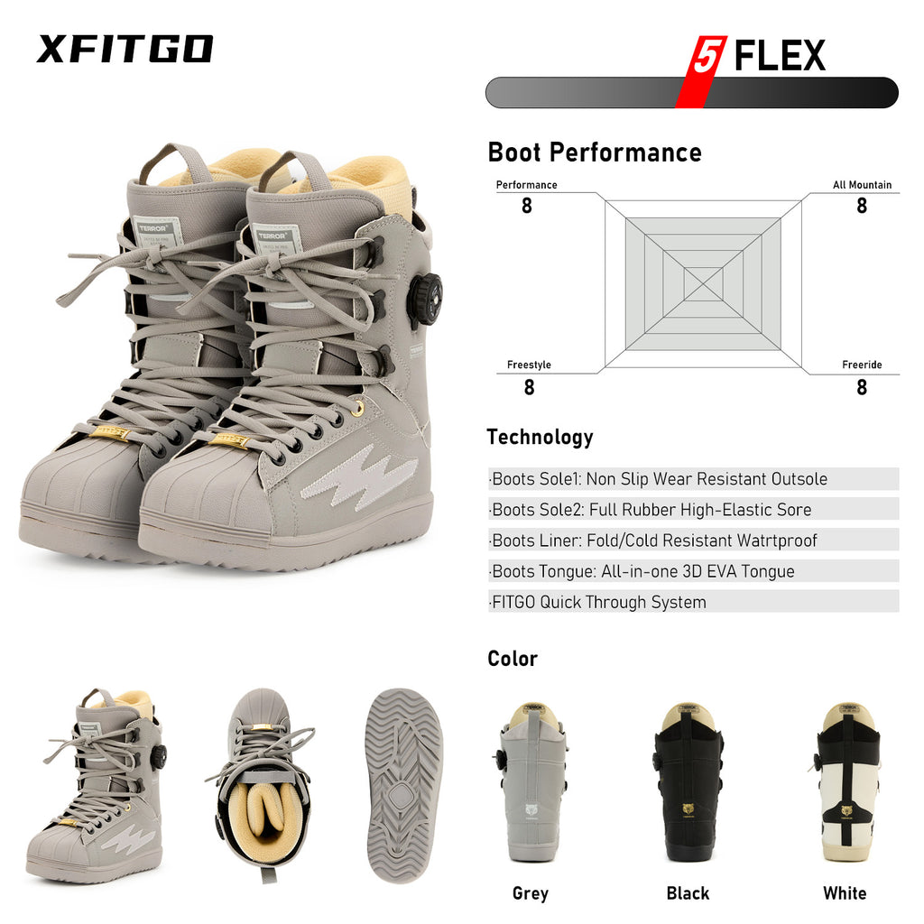 TERROR Snowboard Boots - FG Gray