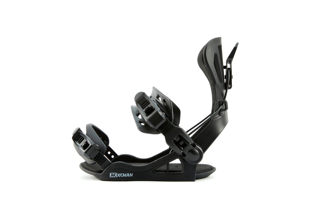 Xcman 360 Seco Pro All-Mountain Snowboard Bindings - Black