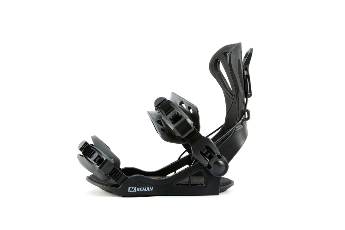 Xcman 360 Seco Pro All-Mountain Snowboard Bindings - Black