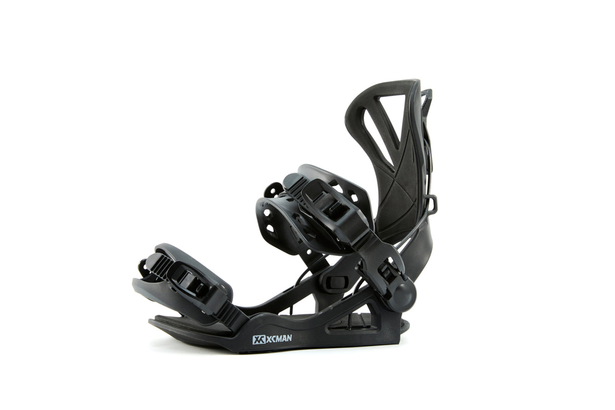 Xcman 360 Seco Pro All-Mountain Snowboard Bindings - Black