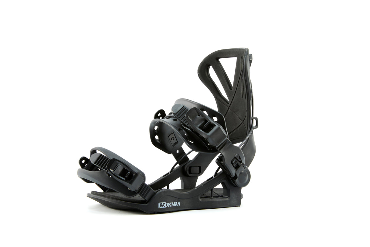 Xcman 360 Seco Pro All-Mountain Snowboard Bindings - Black