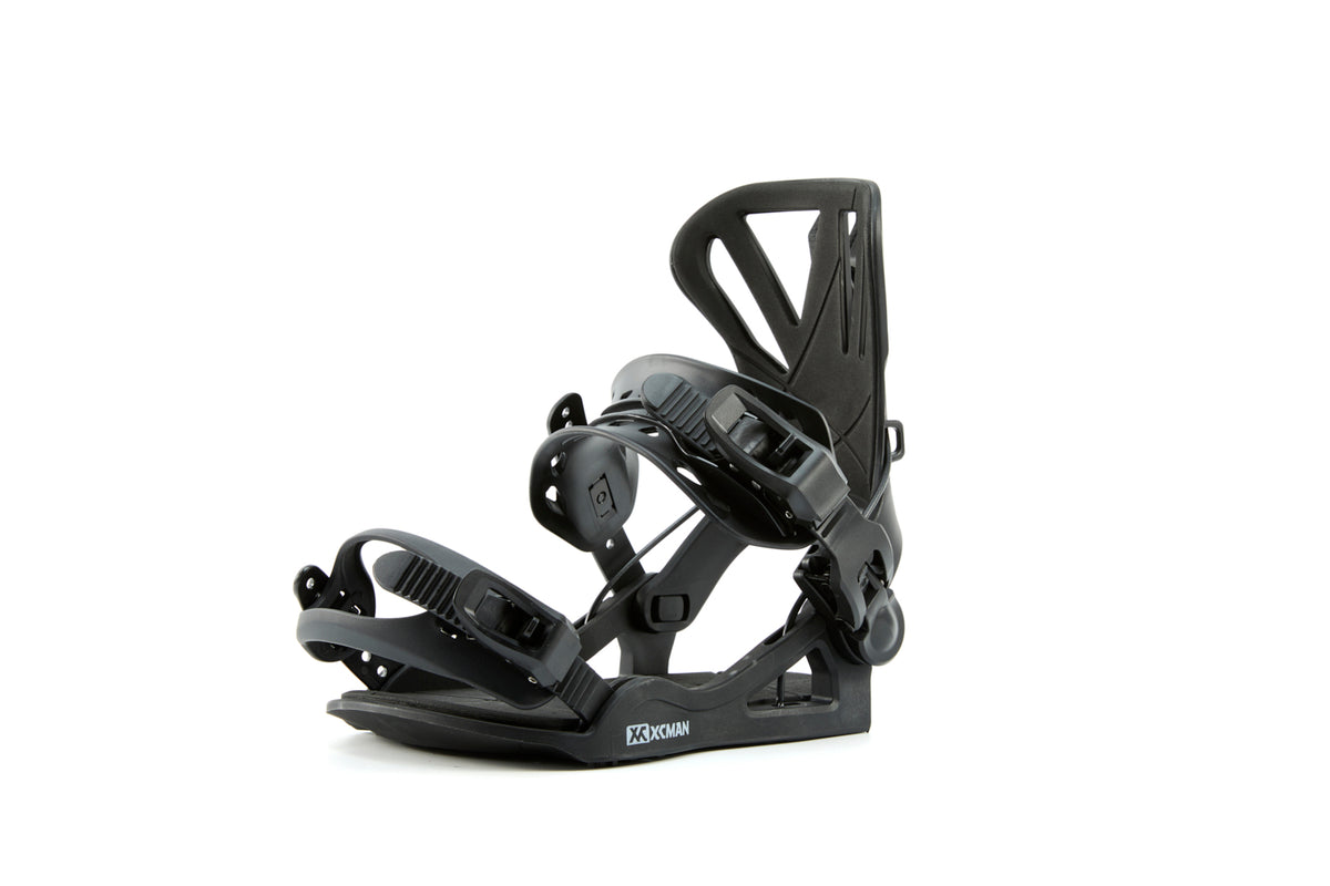 Xcman 360 Seco Pro All-Mountain Snowboard Bindings - Black