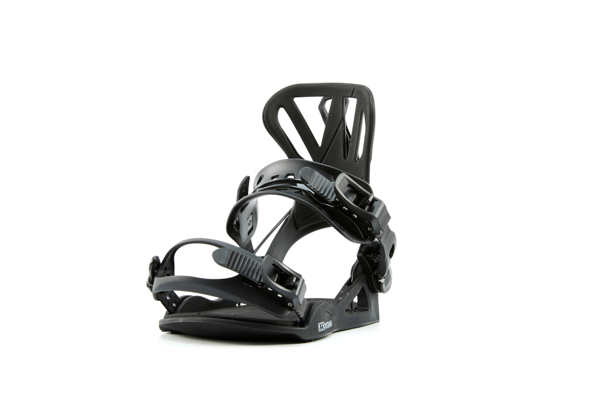 Xcman 360 Seco Pro All-Mountain Snowboard Bindings - Black