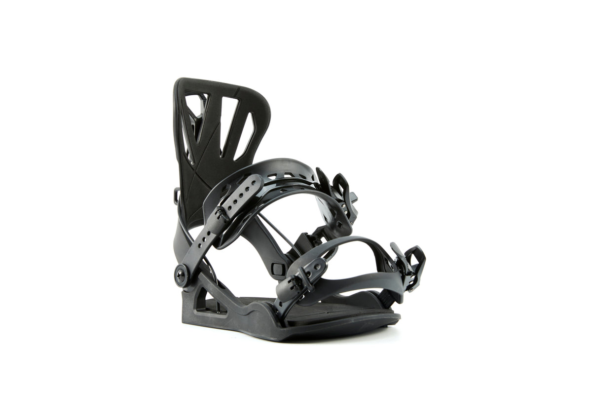 Xcman 360 Seco Pro All-Mountain Snowboard Bindings - Black