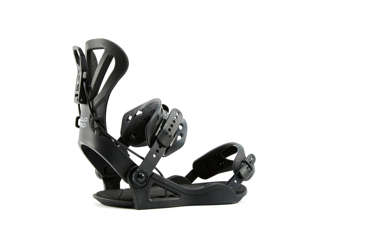 Xcman 360 Seco Pro All-Mountain Snowboard Bindings - Black