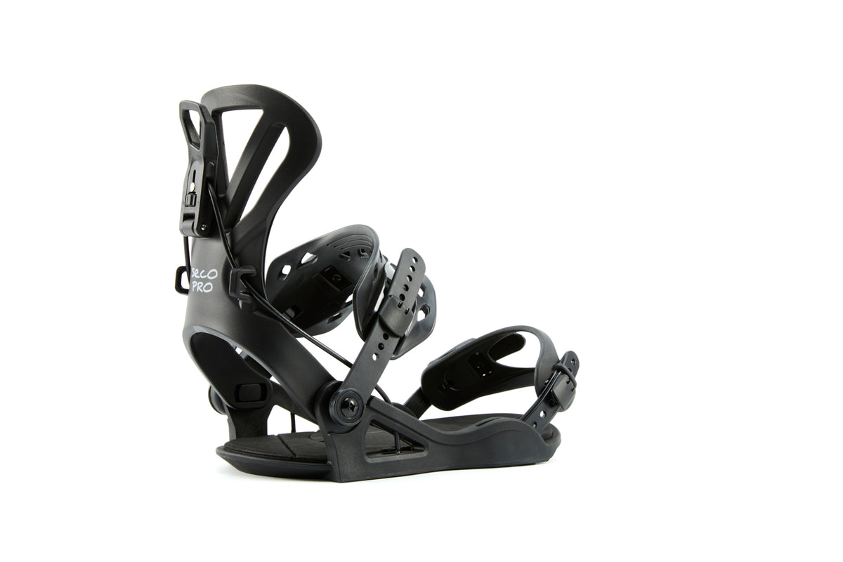 Xcman 360 Seco Pro All-Mountain Snowboard Bindings - Black