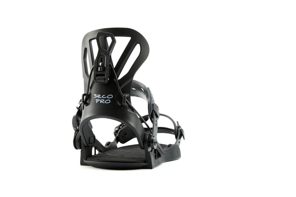 Xcman 360 Seco Pro All-Mountain Snowboard Bindings - Black