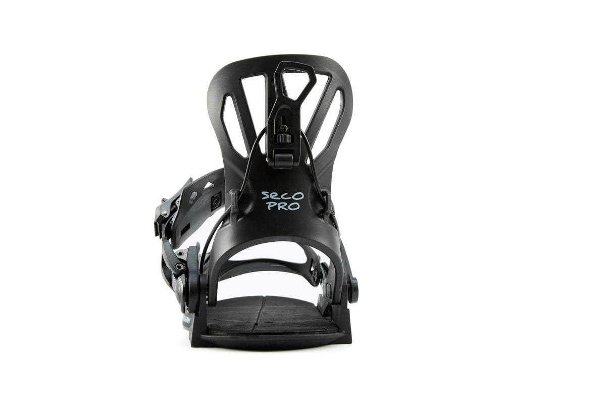 Xcman 360 Seco Pro All-Mountain Snowboard Bindings - Black