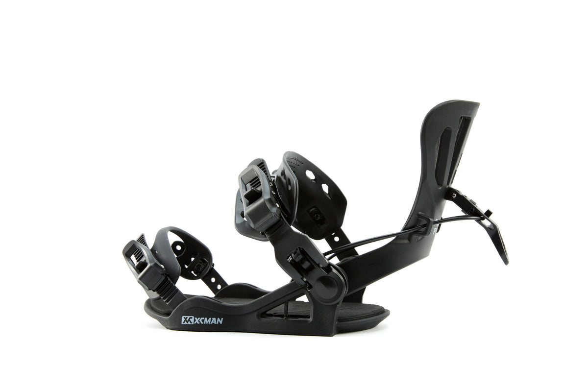 Xcman 360 Seco Pro All-Mountain Snowboard Bindings - Black