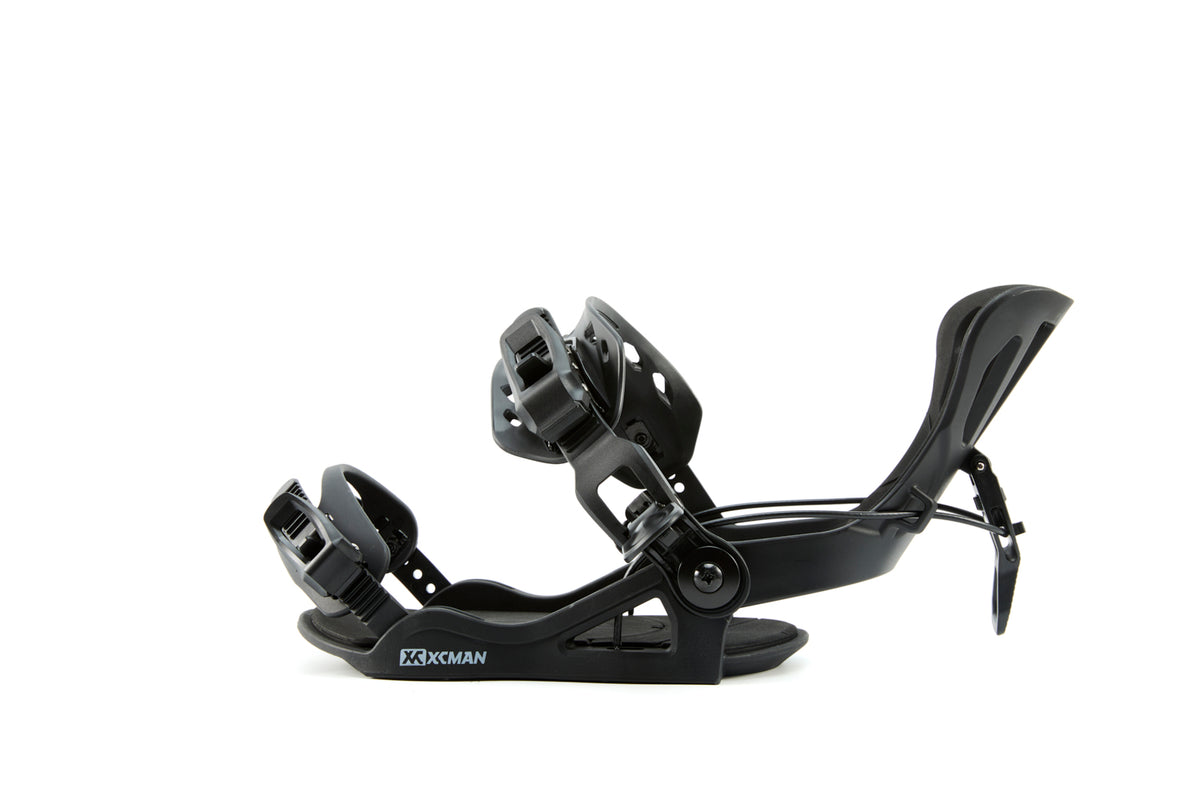 Xcman 360 Seco Pro All-Mountain Snowboard Bindings - Black