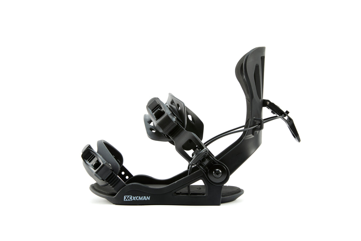 Xcman 360 Seco Pro All-Mountain Snowboard Bindings - Black