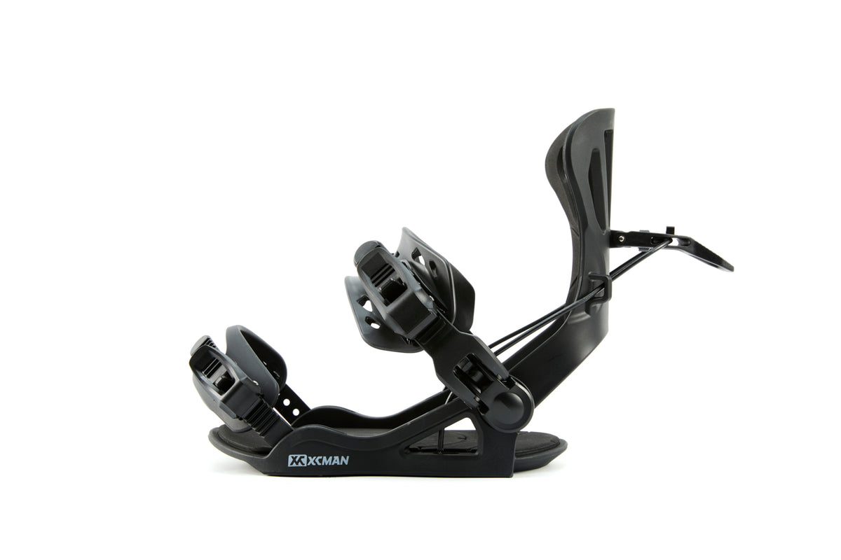 Xcman 360 Seco Pro All-Mountain Snowboard Bindings - Black