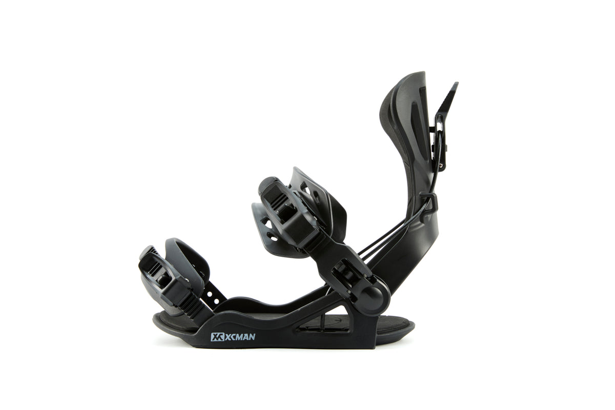 Xcman 360 Seco Pro All-Mountain Snowboard Bindings - Black