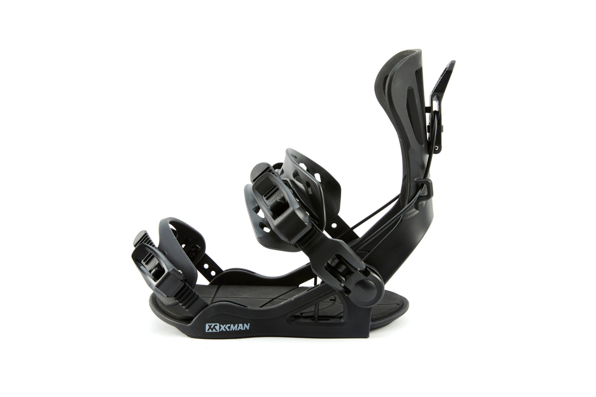 Xcman 360 Seco Pro All-Mountain Snowboard Bindings - Black